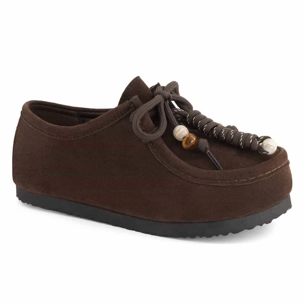 NEW ANDREA women's flat shoe in dark brown